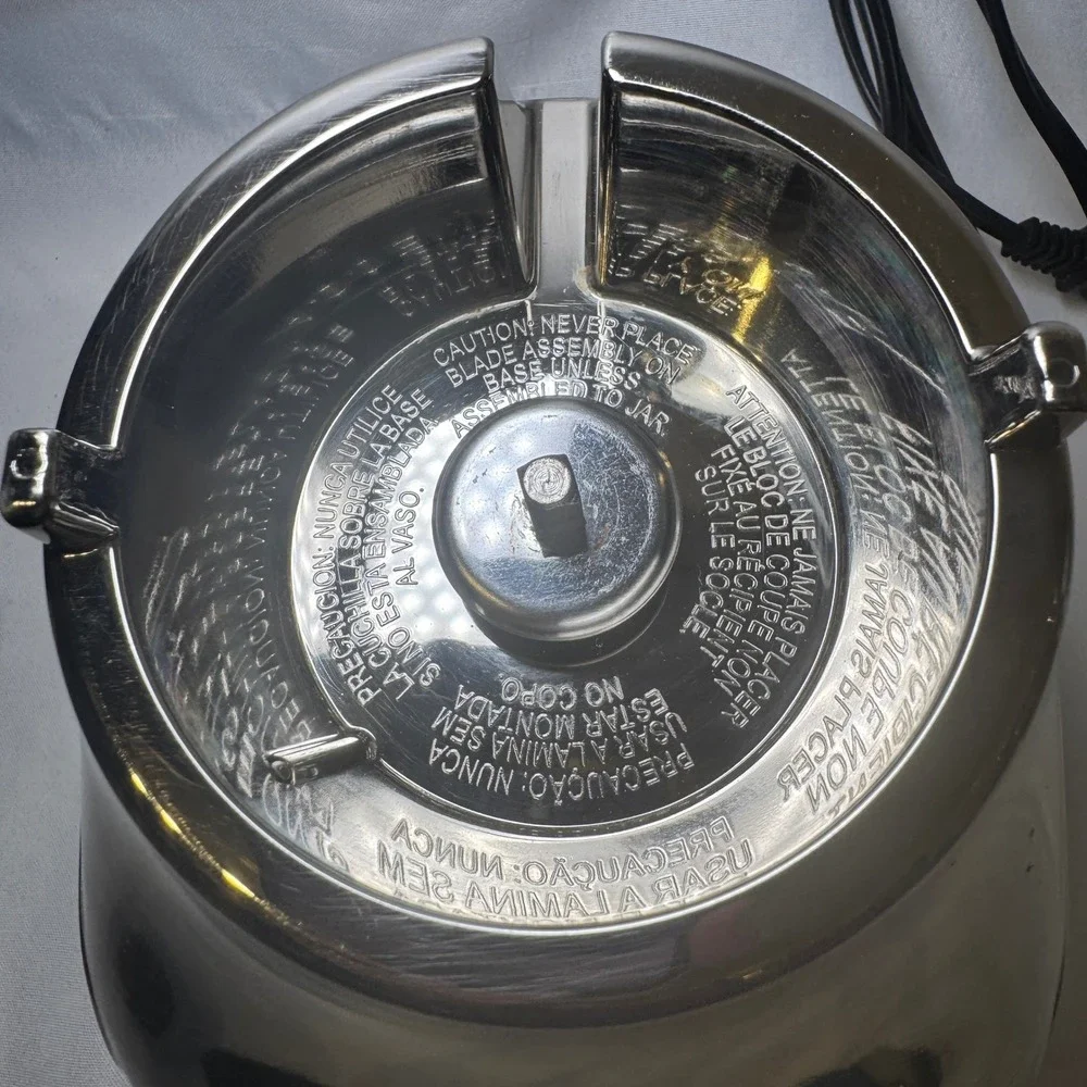 Oster Duralast Classic Blender Base Only Brushed Stainless 7-Speed BLSTSG Silver